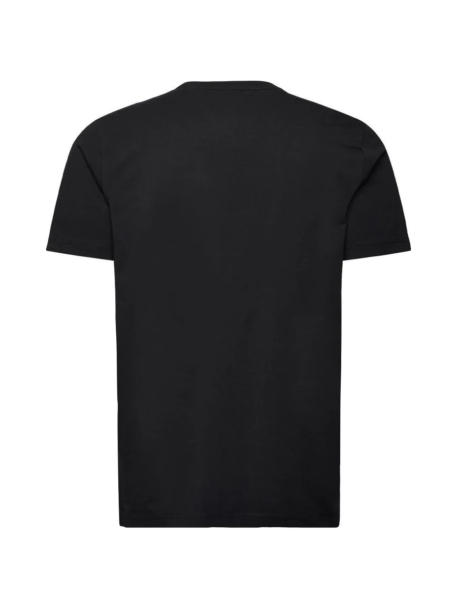 T-Shirt Noir Homme Hugo Boss stretch 3