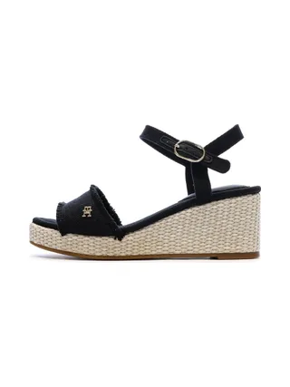 Sandales à Talons Noir Femme Tommy Hilfiger Wedgeee 1