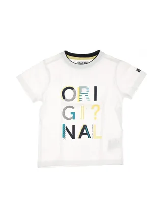 T-shirt Blanc Garçon EOM Dixsou 1