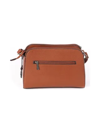 Sac à Bandoulière Camel Femme Manoukian OLIVIA 2