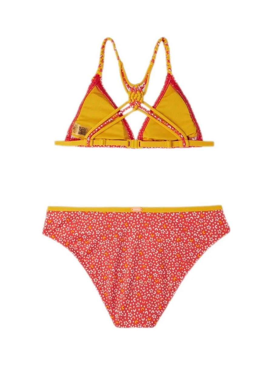 Maillot de bain 2 pièces Orange Fille O'Neill Tropicss 2