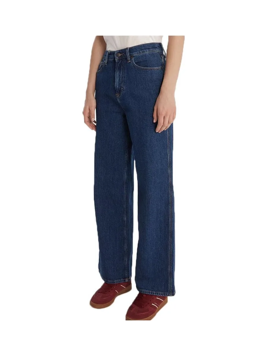 Jean Ample Bleu Femme Tommy Hilfiger Claire 2