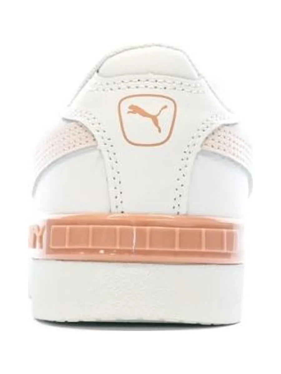 Baskets Blanches/Rose Femme Puma Jada 4