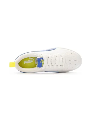 Baskets Blanches/Bleu Femme Puma Rickie 4