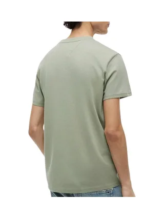 T-shirt Vert Clair Homme Tommy Hilfiger Tjm Slim Linear 2