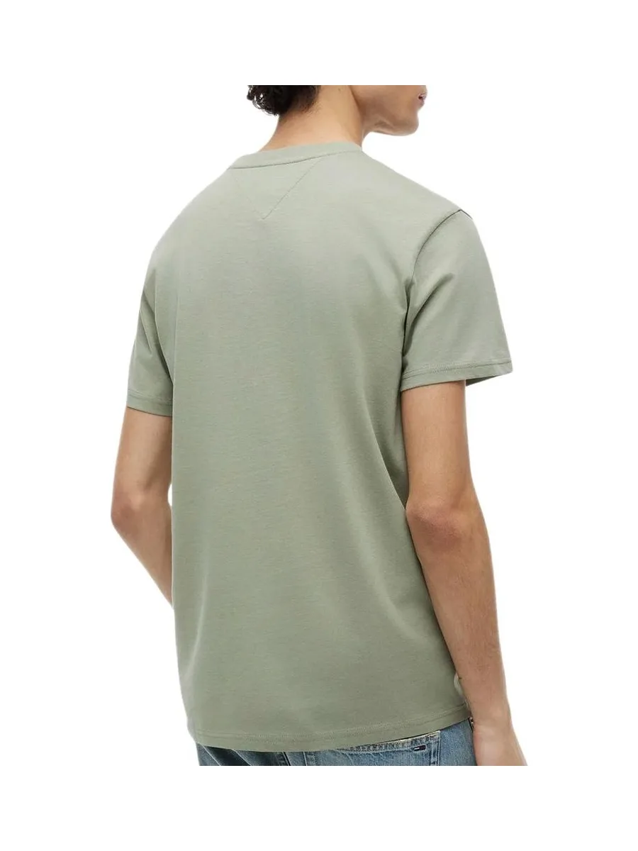 T-shirt Vert Clair Homme Tommy Hilfiger Tjm Slim Linear 3