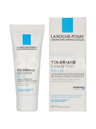 LRP Toleriane Sensitive Rich Cream 40ml - Alcohol Free 1