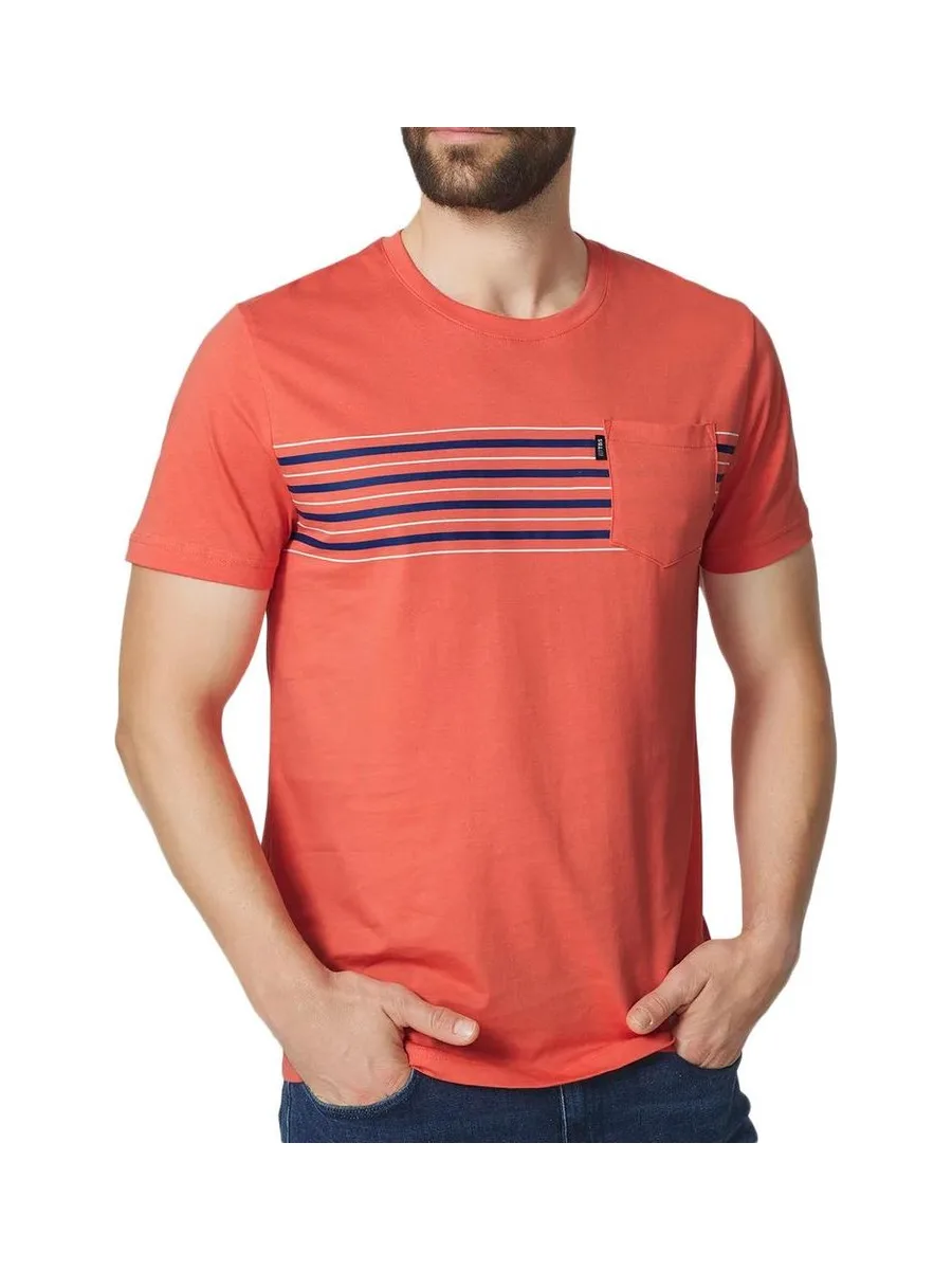T-Shirt Rouge Homme TBS Recif 2
