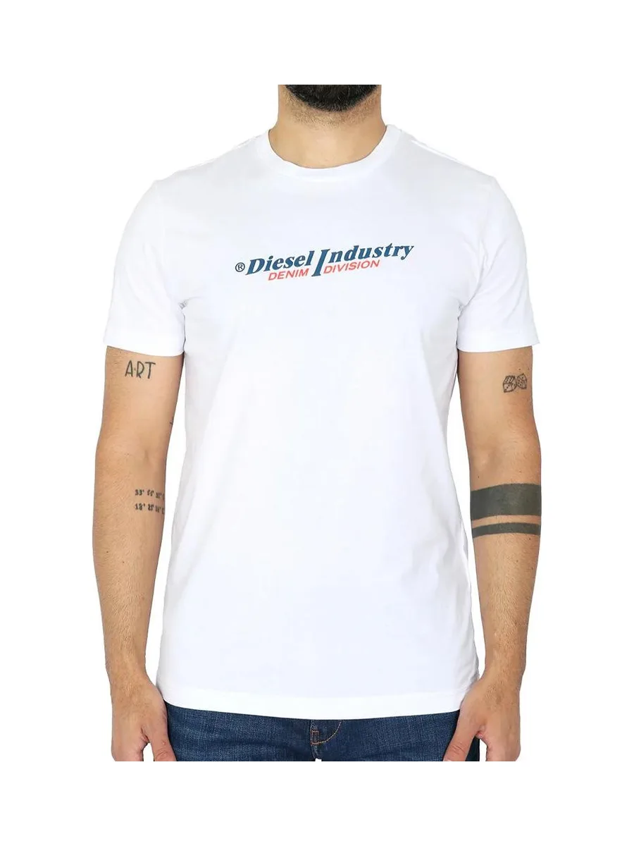 T-shirt Blanc Homme Diesel Diegor900 2