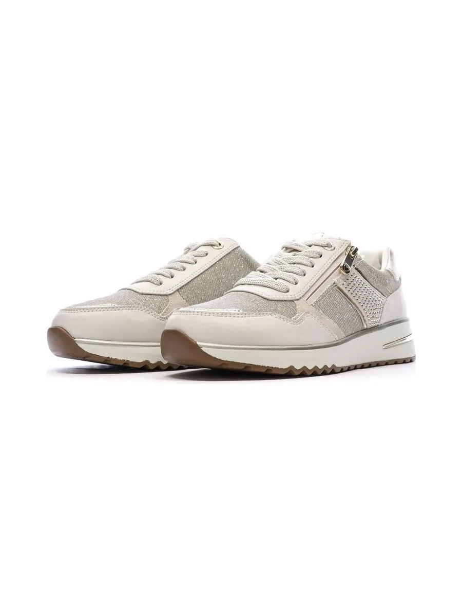 Baskets Gris Perle Femme Marco Tozzi Cream 7