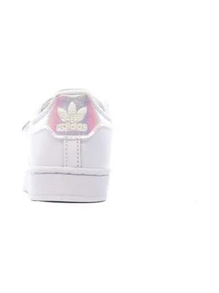 Baskets Blanches Fille Adidas Superstar Cf C 3
