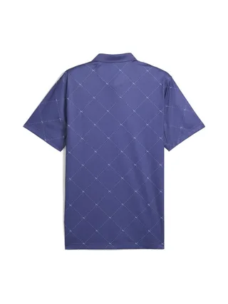 Polo Bleu Homme Puma Pure 2.0 Argyle 2