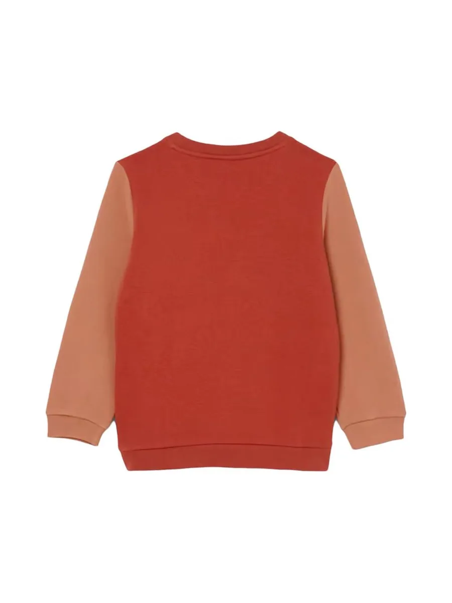 Sweat Beige/Marron Garçon Lacoste Block Fleece 3