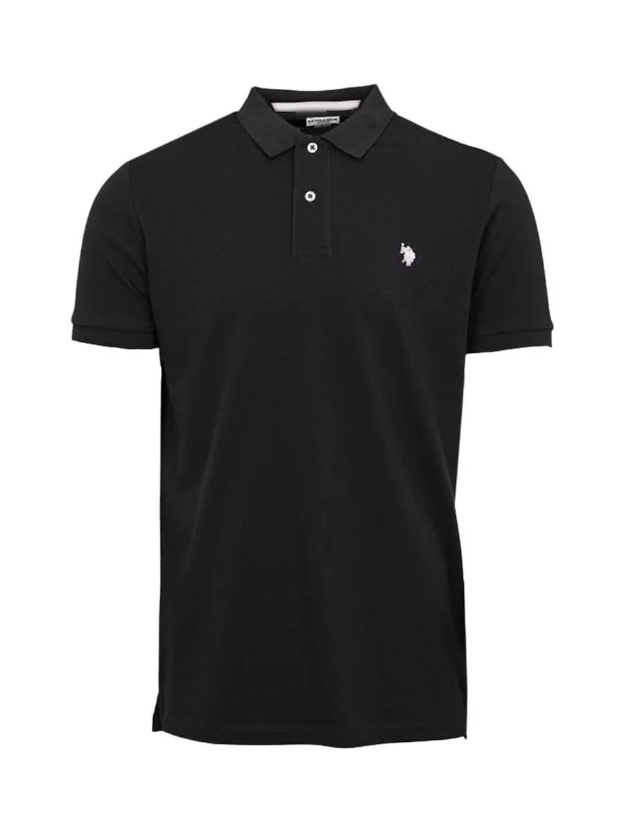 Polo Noir Homme US Polo ASSN KING 1
