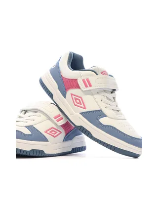 Baskets Blanches/Bleu/Rose Fille Umbro Ovida 7
