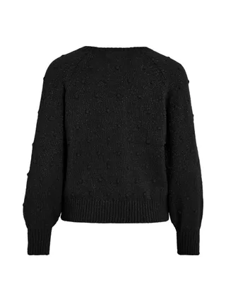 Pull Noir Femme Vila Tuli 2