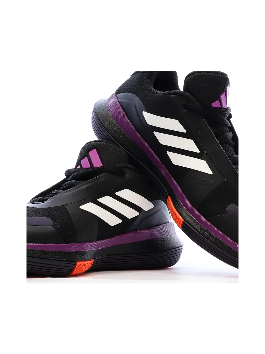 Chaussures de Basketball Noires/Violettes Homme Adidas Bounce IG9104 8