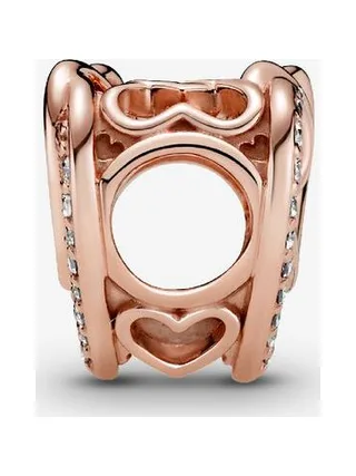 Pandora - Charm Cœur en plaqué or rose 14 carats (réf. 2) 2