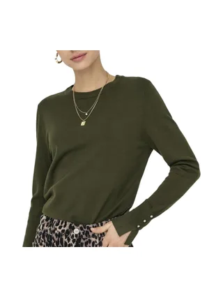 Pull Kaki Femme JDY Maloun 1