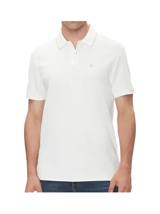 Polo Blanc Homme Calvin Klein Jeans Refineds 1