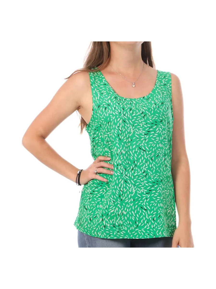 Débardeur Imprimé Vert Femme Vero Moda Easy 2