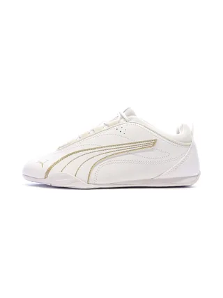 Baskets Blanches/Doré Femme Puma Catch Soleil 1