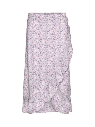 Jupe Violette à fleurs Femme Vero Moda Smilla 2