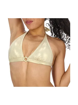 Haut de Bikini Doré Femme Garin de Sable Tresor 1