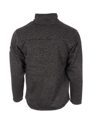 Veste Polaire Noir/Gris Homme Paname Brothers Sherpa 2