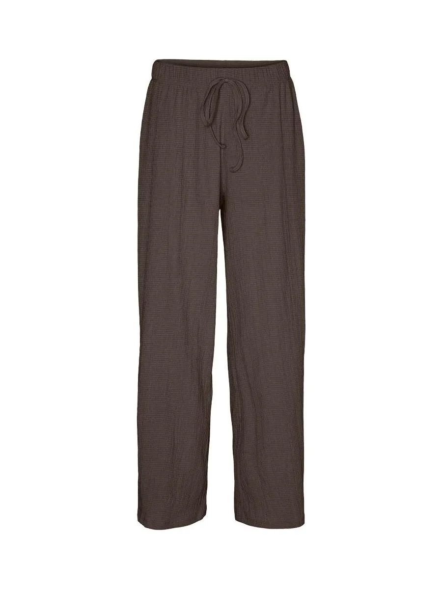 Pantalon Fluide Marron Femme Vero Moda Luna 4