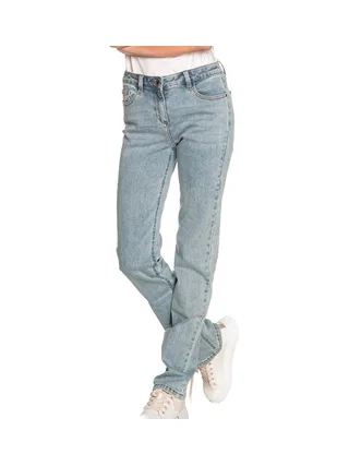 Jean Droit Bleu Femme Morgan 221 1
