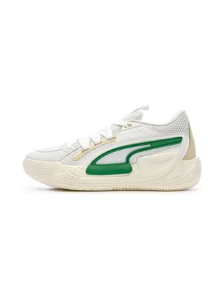 Chaussures de Basketball Blanc/Vert Homme Puma Court Rider 1