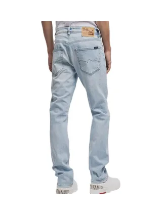 Jean Droit Bleu clair Homme Teddy Smith Reg 2
