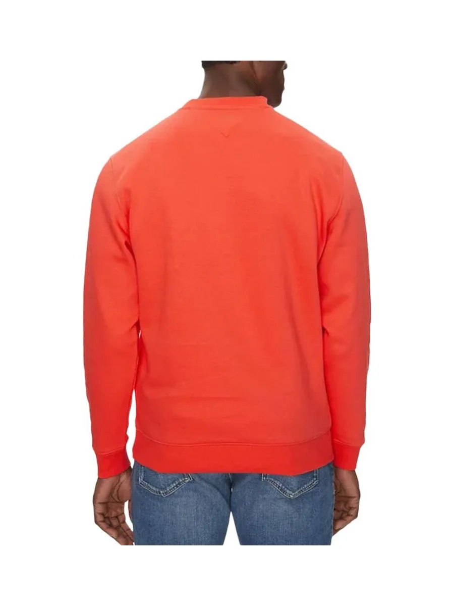 Sweat Orange Homme Tommy Hilfiger Reg Flag Crew 3