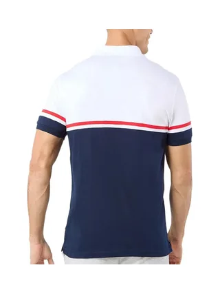 Polo Marine/Blanc Homme Fila Primo 2