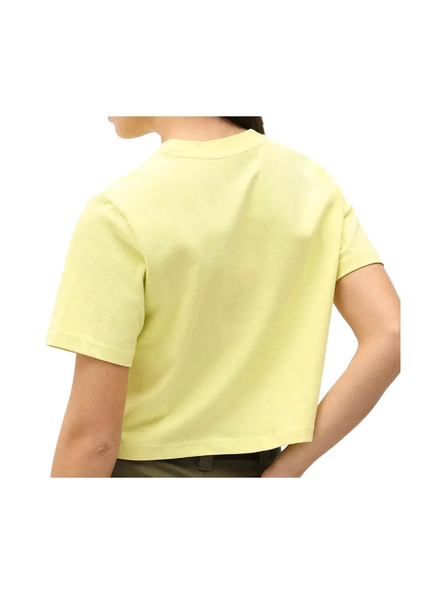 T-shirt Vert Crop Femme Dickies Porterdale 3