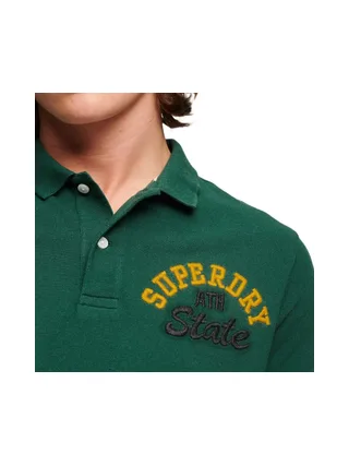 Polo Vert Homme Superdry Vintage Superstate 2