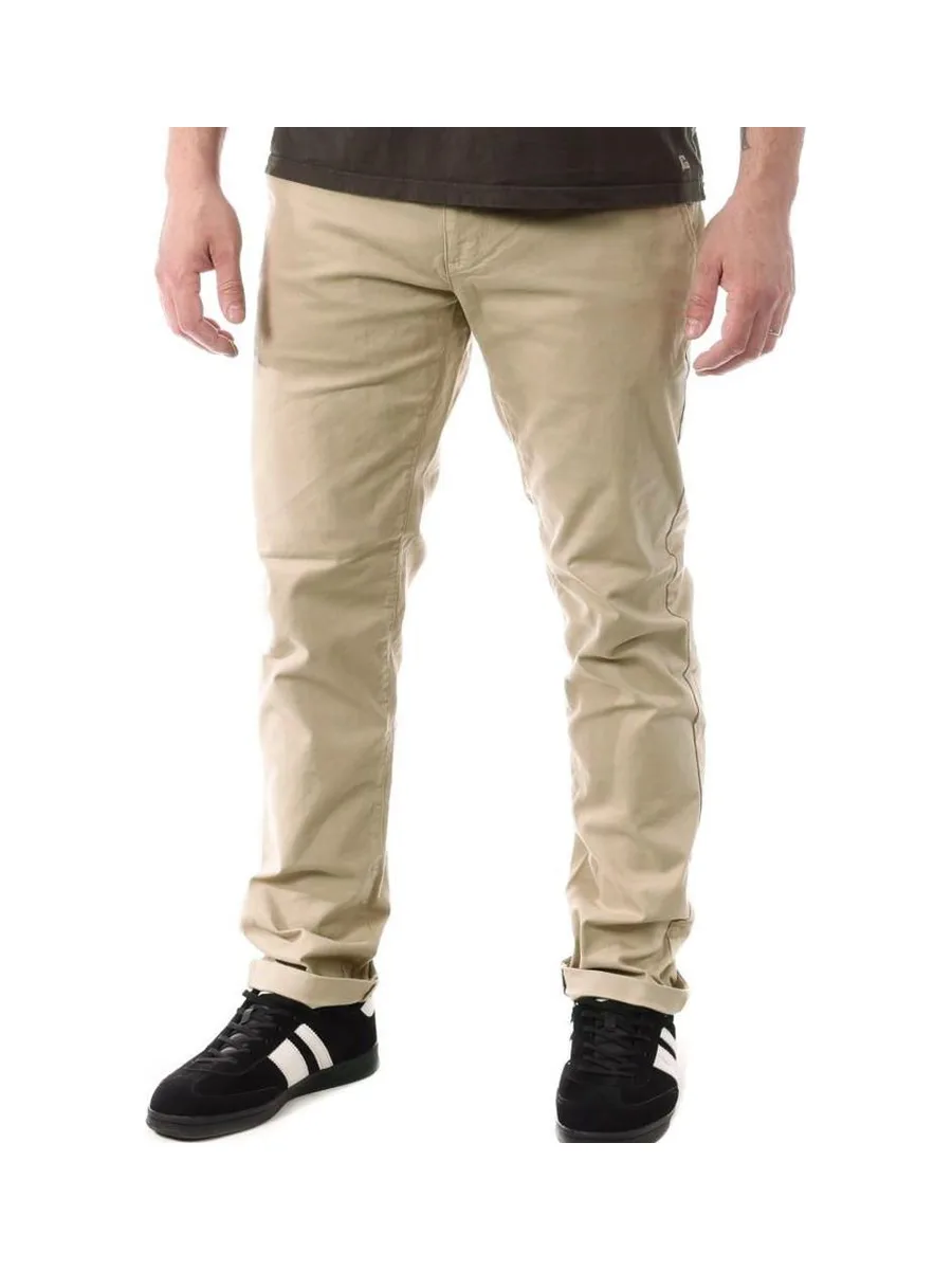 Pantalon Chino Beige Foncé Homme Paname Brothers Costa1 2