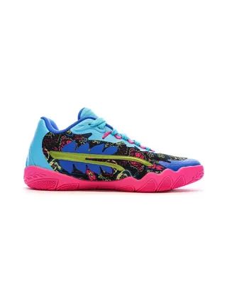 Chaussures de Basketball Bleu/Rose Homme Puma Stewie 3 2