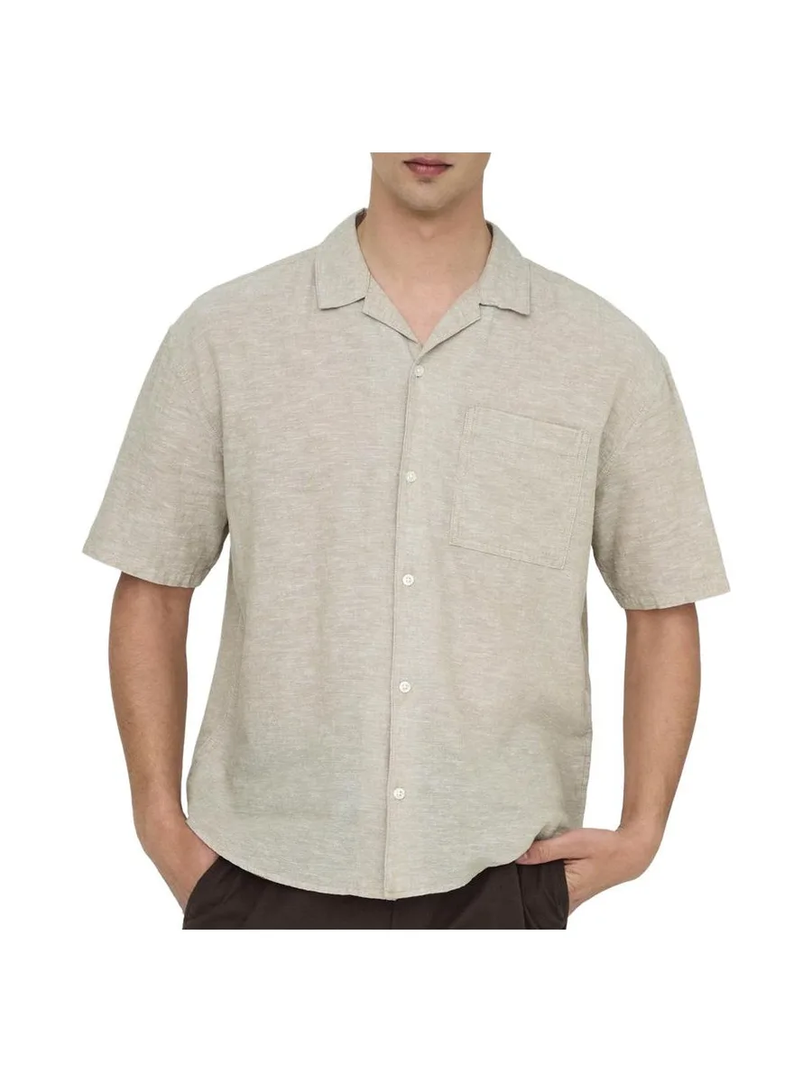 Chemise Grise Clair Homme Only & Sons Onscaiden 2