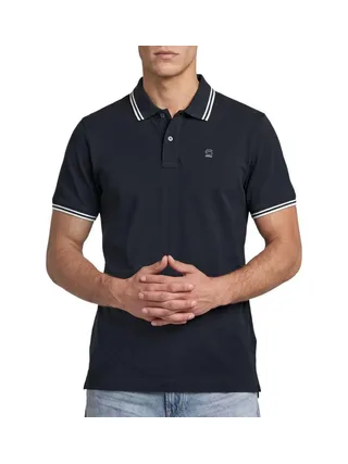 Polo Marine Homme G-Star RAW Striped Collar 1