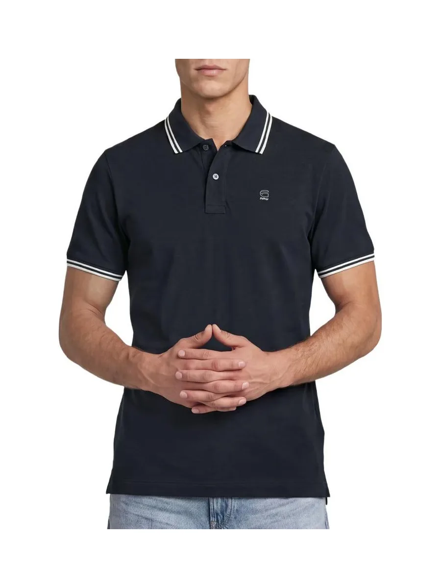 Polo Marine Homme G-Star RAW Striped Collar 2