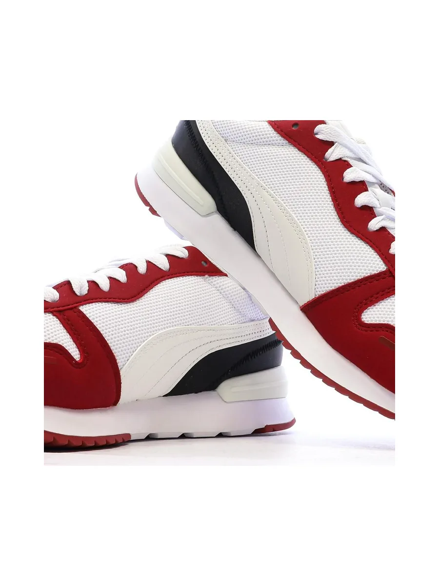 Baskets Blanches/Rouges Homme Puma R78 8