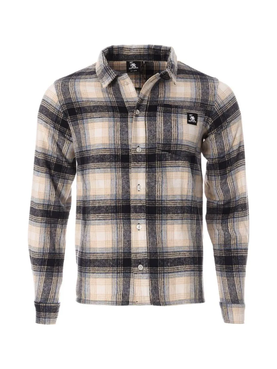 Chemise Grise/Bleu Homme Gotcha 974210 2