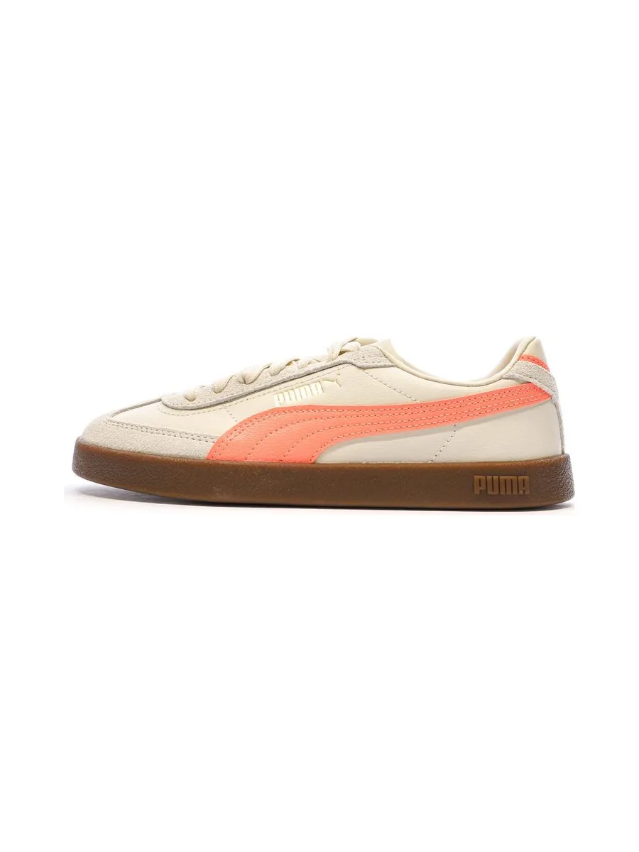 Baskets Beige/Orange Femme Puma Club Ii Era 1