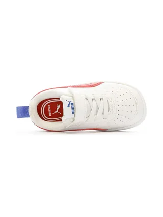 Baskets Blanc/Rouge Fille/Garçon Puma Rickie 4