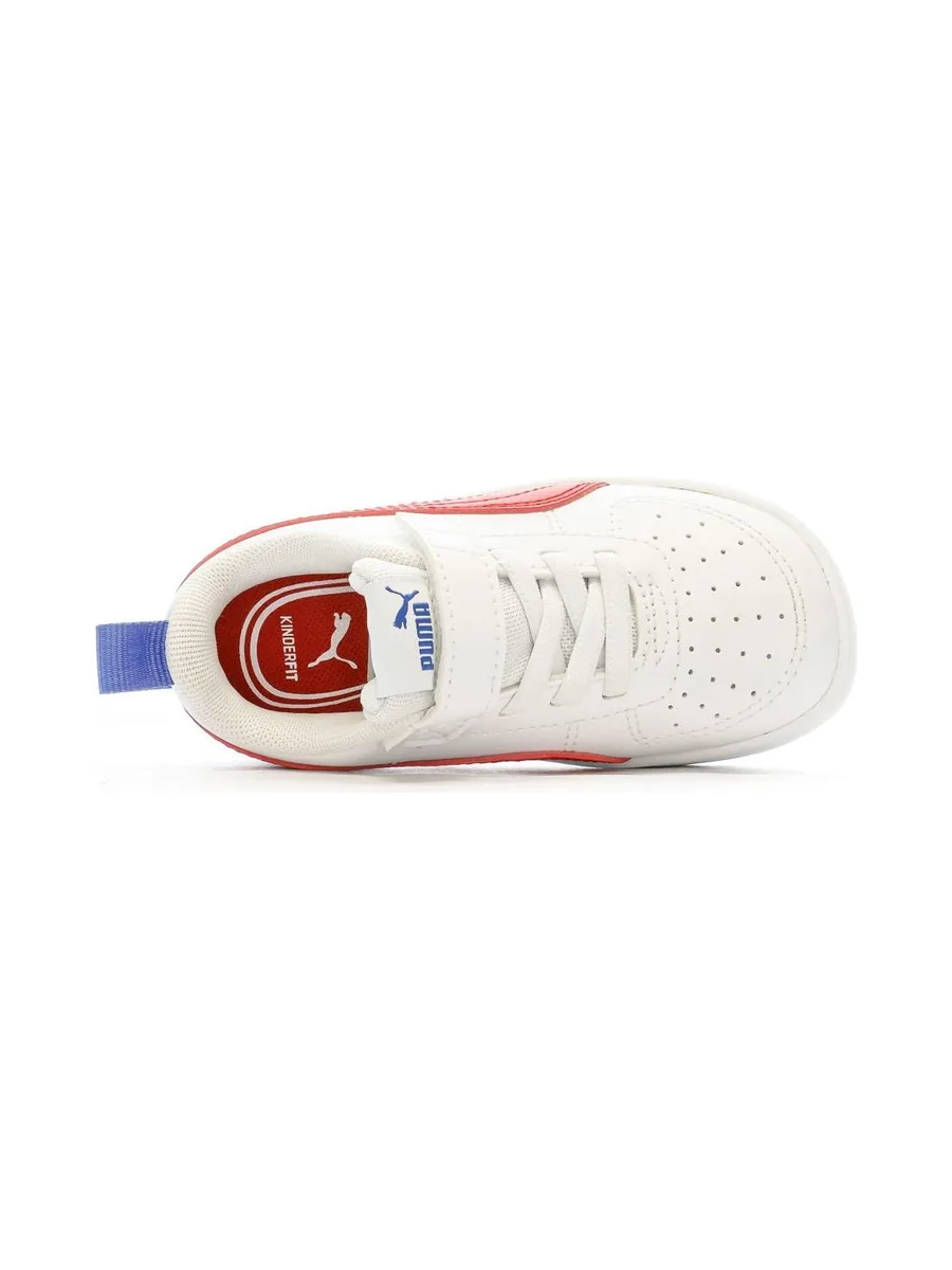 Baskets Blanc/Rouge Fille/Garçon Puma Rickie 5