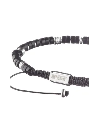 Bracelet Noir/Acier Homme Geographical Norway 315020 3