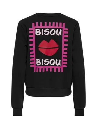Sweat Noir/Rouge Femme Only Rubi 2