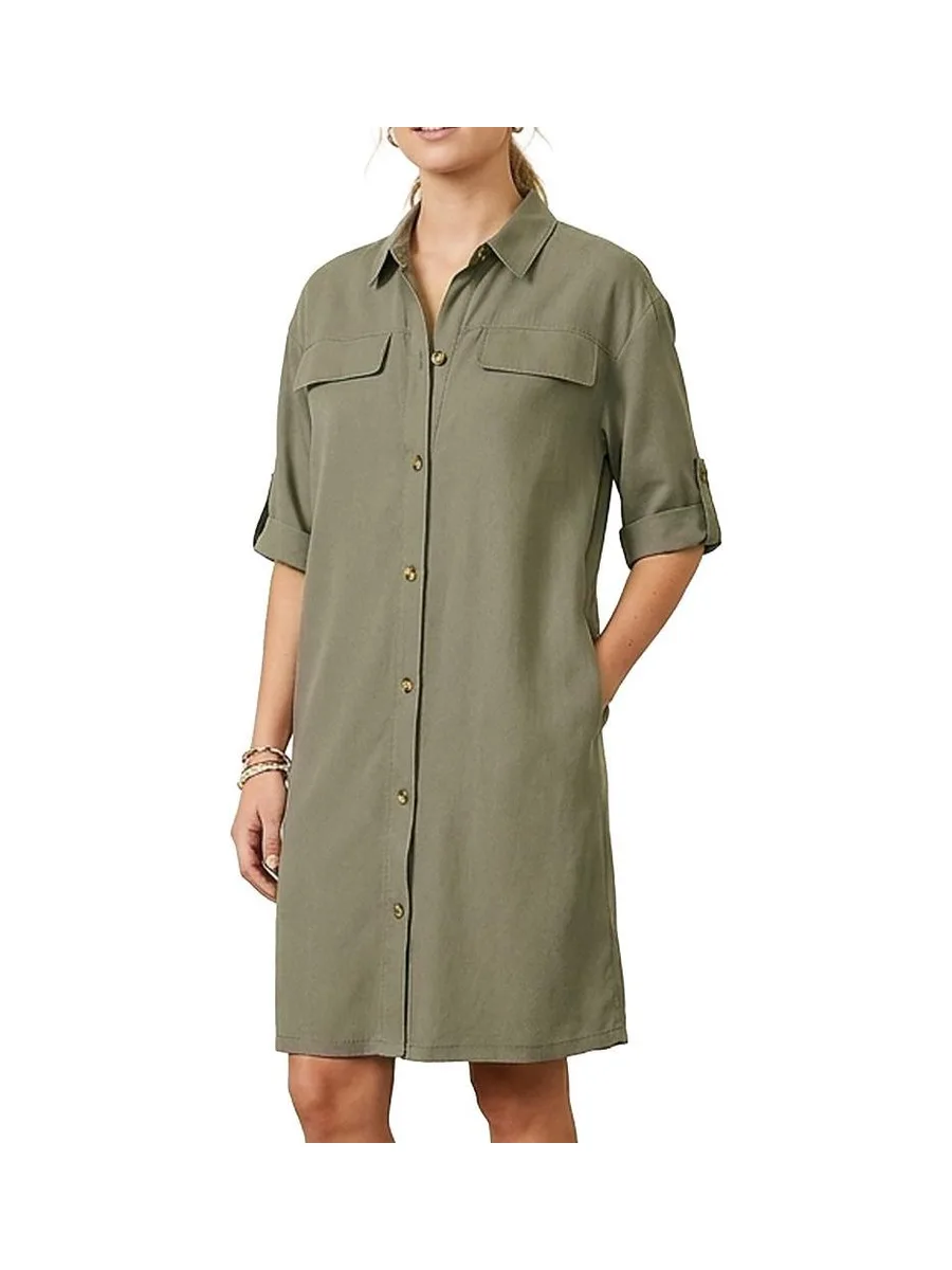 Robe Kaki Femme Teddy Smith Roxanna 2